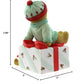 Cherished Teddies Collection Bear Sitting On Present Figurine
