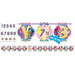 Amscan 121653 Ribbon Letter Banner | Shimmer & Shine Collection, Multicolor