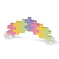 PLUS PLUS Big Open Play Tube - 15 Piece Pastel Color Interlocking Building Blocks - STEM/STEAM Toy for Toddlers and Preschool