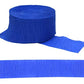 DENNECREPE Blue Crepe Paper Streamers 2 Rolls 145 ft Total - Made in USA