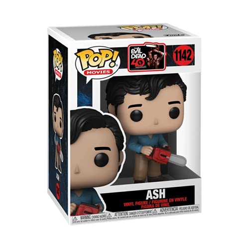 Funko Pop Pop! Movies: Evil Dead Anniversary - Ash (Styles May Vary) 3.75 Inches Ash W/(Bd) Chase Multicolor