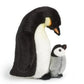 Living Nature Penguin With Chick, Realistic Soft Cuddly Sea Animal Toys, Naturli Eco-Friendly Plush, 11 Inches