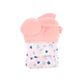 Itzy Ritzy Silicone Teething Mitt - Soothing Infant Teething Mitten With Adjustable Strap, Crinkle Sound & Textured Silicone To
