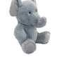 Anico 10'' Plush Grey Elephant With Embroidered Eyes