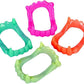 The Dreidel Company Halloween Teeth Neon Fangs Teeth, Costume, Funny Halloween Dress-Up, Pretend Play Decoration (100-Pack)