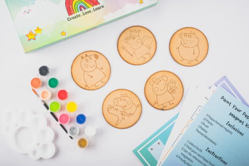 Kidiys Kids Fridge Magnet Painting Kit Craft Kit And Art Set | 10X8X2.5 Inches