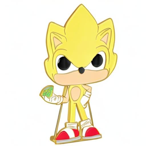Funko Pop! Pin: Sonic The Hedgehog - Super Sonic Glow In The Dark