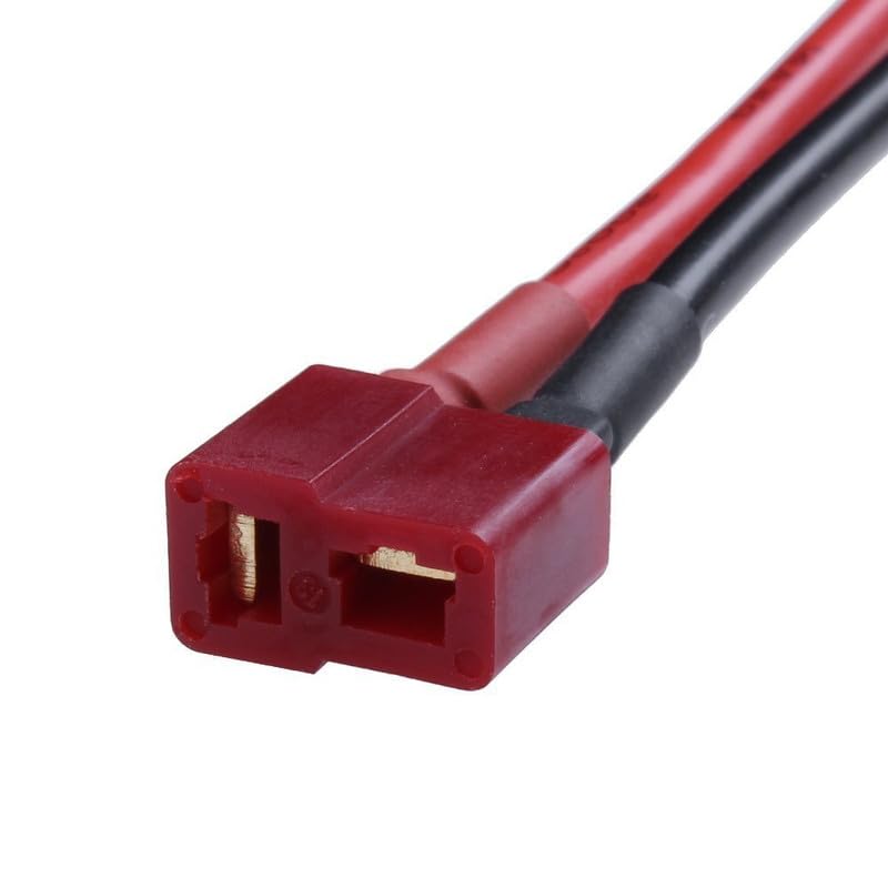 2pcs T-Plug Male Connector to Big-Tamiya Plug Female Connector Adapter and 2pcs T-Plug Female Connector to Big-Tamiya Plug Male