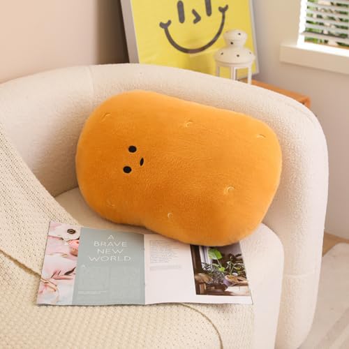 Wgxzyq Large Potato Plush Pillow, Stuffed Food Potato Plush Toy Birthday Xmas Gift For Kids Boys Girls (19.6Inch)