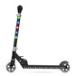 Jetson Scooters - Jupiter Kick Scooter (Black) - Collapsible Portable Kids Push Scooter - Lightweight Folding Design With High Visibility Rgb Light Up Leds On Stem, Wheels, And Deck