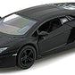 Lamborghini Matt Black Aventador Lp 700-4 1:38 5'' Pull Back Diecast Car