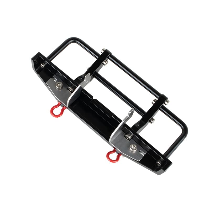 KYX Racing CNC Machined Aluminum Front Bumper Upgrades Parts Accessories for 1/18 RC Crawler Car Traxxas TRX4M Defender