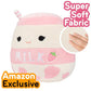 Squishmallows Original 8-Inch Amelie The Strawberry Milk - Official Jazwares Plush - Collectible Soft Squishy Food Stuffed Anima