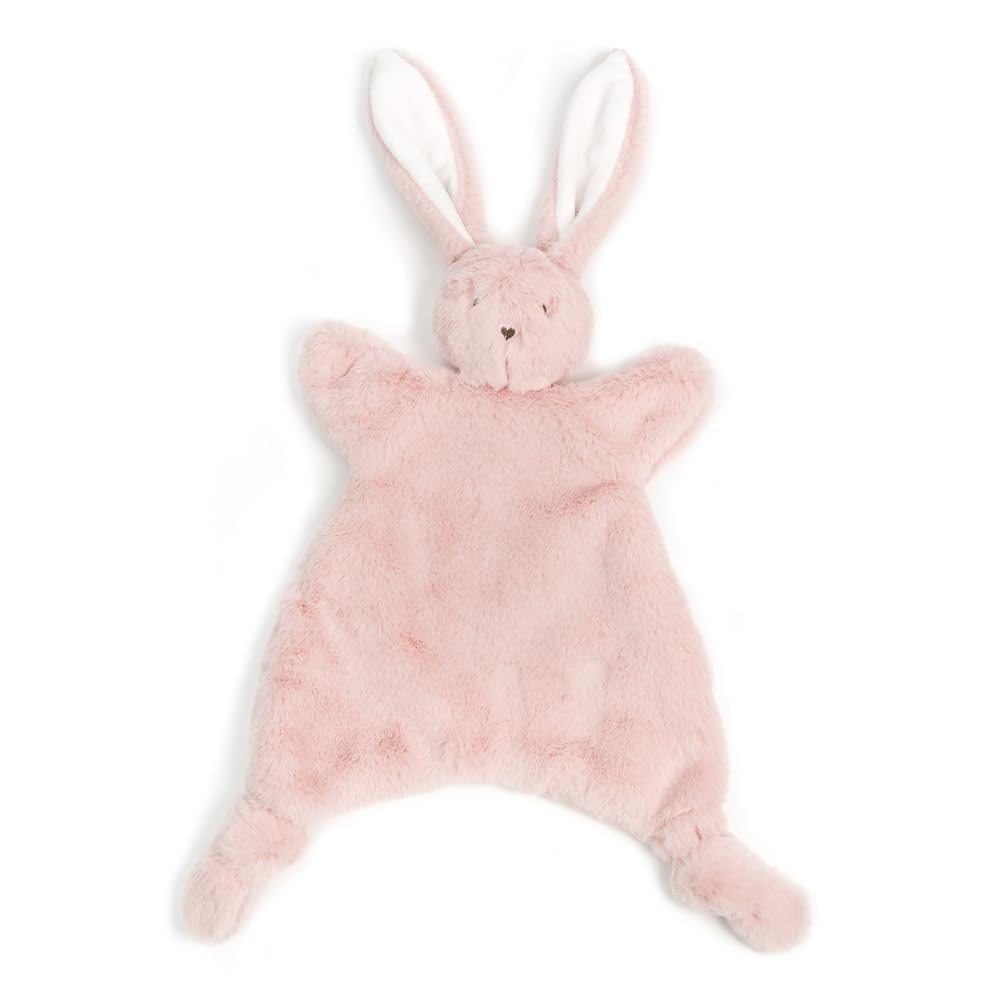 Lovey Soft Toy, 12-Inches, Pink Bunny, Stuffed Animals For Babies, Security Blanket Toy Infants 0-6 Months, Snuggle Toy Baby Gir