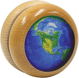 Maple Landmark Wooden Earth Yo-Yo