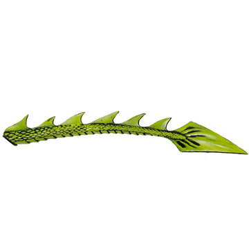 Newl Halloween Cosplay Demon Dragon Tail Diy Carnival 2024 Halloween Purim Decoration For Kids Boy And Girl Toy Costume (Green T