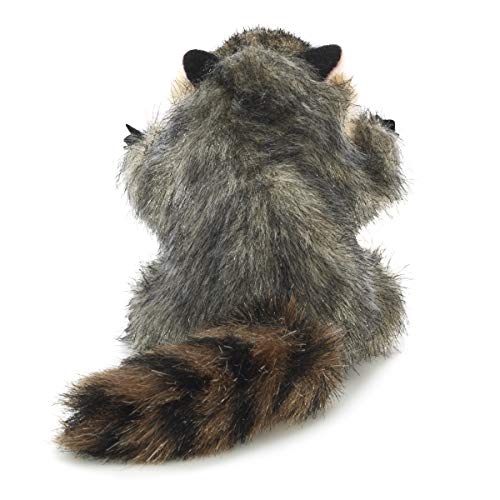 Folkmanis Mini Raccoon Finger Puppet, Gray, 1 Ea