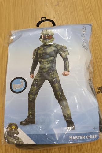 Master Chief Classic Muscle Costume, Small (4-6)