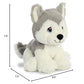 Aurora    Inspirational Precious Moments    Malakai Wolf Stuffed Animal - Cherished Memories - Enduring Comfort - Gray 8.5 Inche