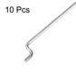 Uxcell 1Mm X 400Mm (15.7 Inch) Steel Z Pull/Push Rods Parts For Rc Airplane Plane Boat Replacement (Pack Of 10)