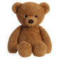 Aurora Snuggly Softie Bear Stuffed Animal - Brown 16 Inches - Large Polyester Comforting Companion