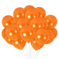 Treasures Gifted Metallic Orange Balloons - Burnt Orange Balloons - Orange Latex Balloons 12 Inch - Dark Orange Balloons - Orang