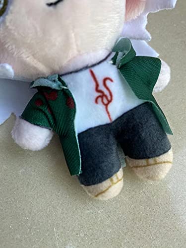 Groydbna Anime Plush Doll Cosplay Plushie Figure Cute Stuffed Keychain,(Nagito Komaeda)