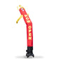 Now Open 8 Foot Tall Inflatable Tube Man Air Powered Waving Puppet, Air Blower Motor Included With 6 Foot Dancer By Feather Flag Nation