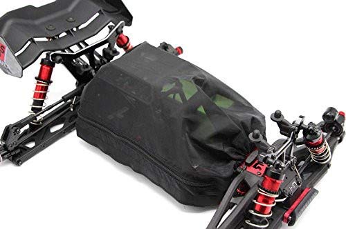 Raidenracing Chassis Dirt Dust Resist Guard Cover for 1/8 Arrma Outcast & Typhon 3S, Black, Nylon, Model 1208SZRIO4T