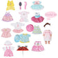 Huang Cheng Toys 12 Pcs Set Handmade Baby Doll Clothes Dress Outfits Costumes For 12 13 14 15 Inch Doll