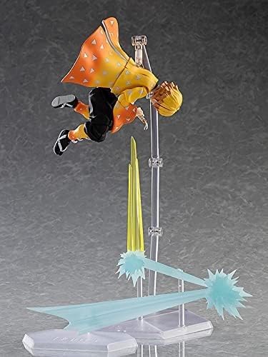 Max Factory Demon Slayer: Kimetsu no Yaiba: Zenitsu Agatsuma Deluxe Figma Action Figure  Multicolor