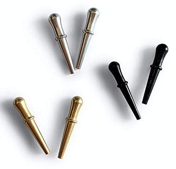 enhanced Metal Cribbage Pegs (6 Pack) | Made in The USA | Tariff Free