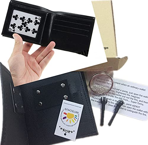 Kktochvc Magic Wallet - Magician Show Prop, Inconceivable Street & Stage Show (Style-1)