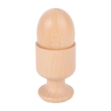 Je Joue Montessori Materials Wooden Egg With Cup For Toddler Toy