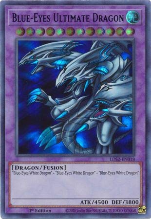 Blue-Eyes Ultimate Dragon (Purple) - Lds2-En018 - Ultra Rare - 1St Edition