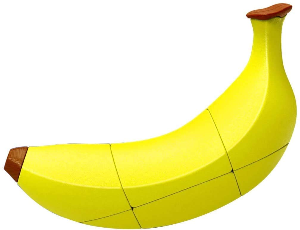 EUPHORIA Banana Cube Magic Puzzle Toy (Multicolor, Plastic, Twisty, Playful, Puzzle, Cube, 1 count, 1 item, 4  8 years)