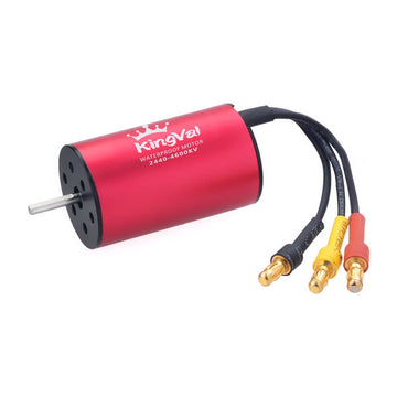 KingVal Replacement 2440 4600KV Waterproof Brushless Motor Shaft 2.3mm Compatible with 1/16 1/18 RC Car