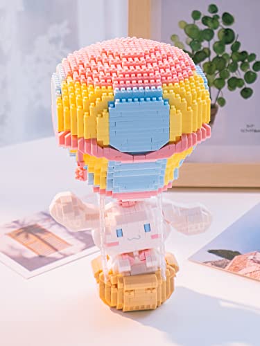 Auhora Mini Building Blocks, Micro Blocks, White Puppy 6049, 2139 Pieces, Best Gifts For 15 Years Old And Up, For Adults