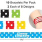 Teacher Created Resources Polka Dots Happy Birthday Slap Bracelets, 10/Pack
