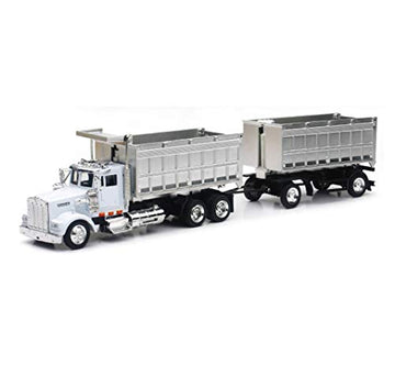 1/43 D/C Kenworth W900 Double Dump Truck, Color May Vary
