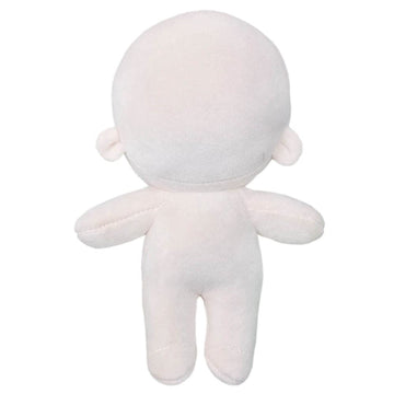 Niannyyhouse 10Cm Plush Doll Without Embroidery Humanoid Stuffed Toys Dress Up Normal Body Glossy Wearable Clothing (A-2, 10Cm)