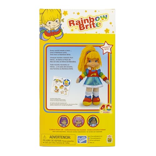 The Loyal Subjects Rainbow Brite Doll - 12-Inch Soft Plush, Multicolored, Model PLSH12RBRAI01