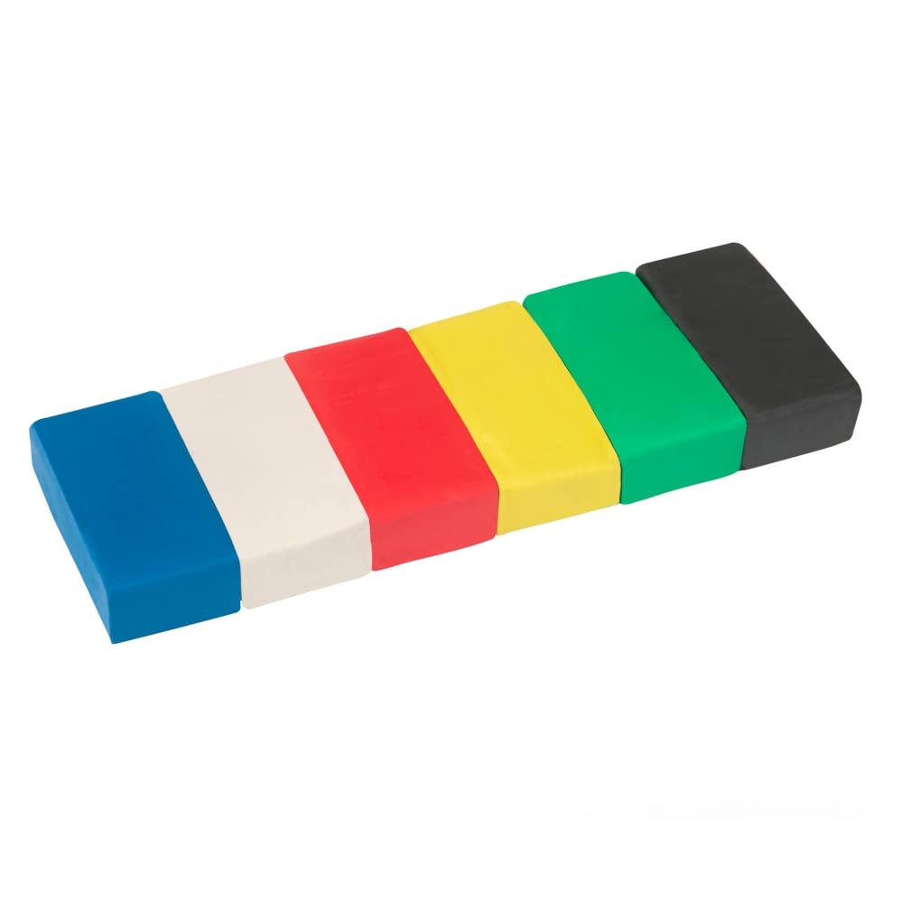 Polyform Sculpey Bake Shop Bendy Polymer Oven Bake Clay,6 unique color setpieces become rubbery and super flexible after baking,