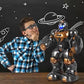 Zreswap Remote Voice Control Robot Toys For Kids, Intelligent Programmable Robot Gifts, Popular Science Story Toys, 2.4Ghz Wifi,