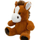 Anico 10' Plush Brown Horse With Embroidered Eyes