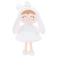Gloveleya Easter Bunny Gift Baby Girl Gift Plush Bunny Dolls First Baby Doll Toddlers Rabbit Toy Bunny Gifts For Girl White 12 Inches