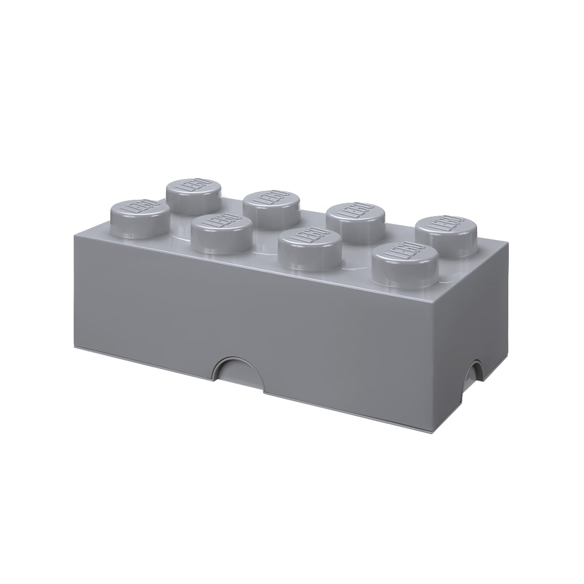 LEGO Storage Brick System Brick 8, Storage Box, Lego Box, Toy Container Box, Stone Grey, RC40041740