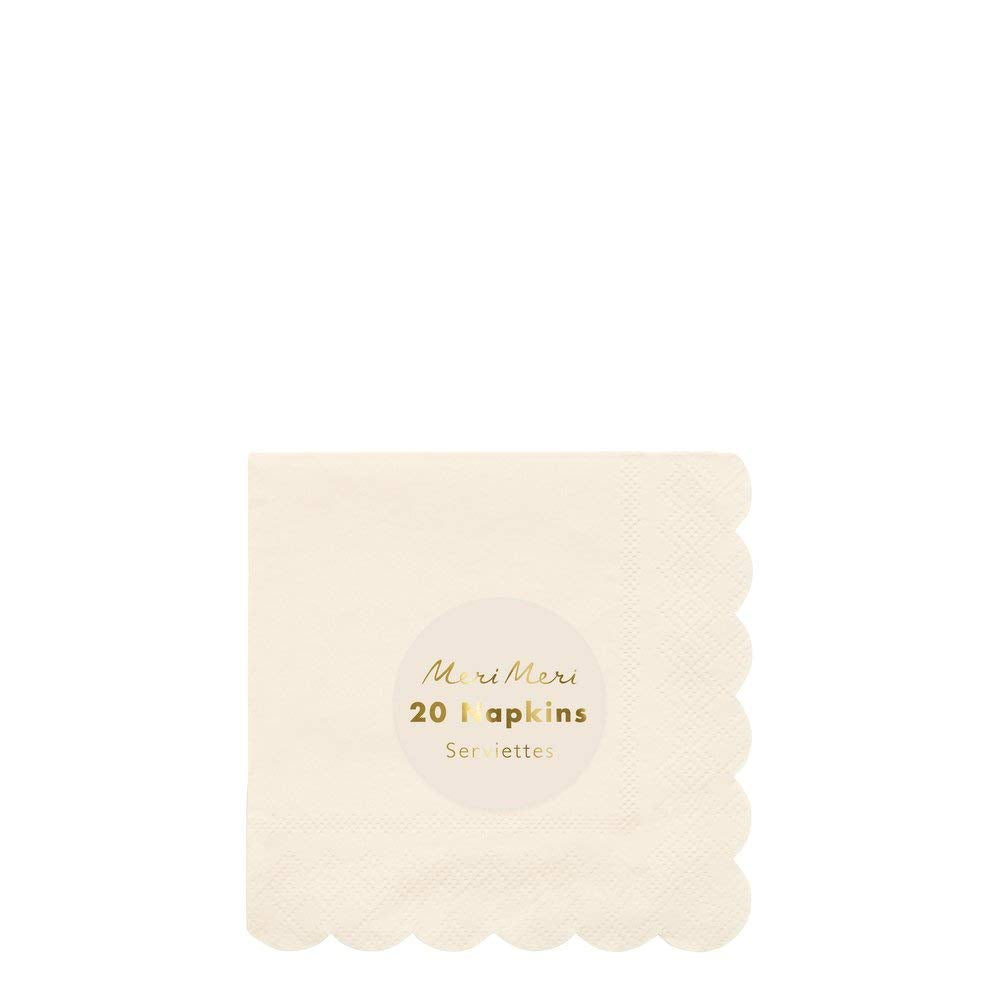 Meri Meri Cream Small Napkins
