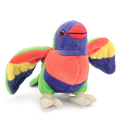 Wild Republic Lorikeet Plush Toy, 8 Inches, Multicolour, Soft Polyester Stuffed Animal for Kids, Model 11693