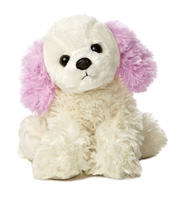 Aurora® Adorable Mini Flopsie™ Chloe™ Stuffed Animal - Playful Ease - Timeless Companions - White 8 Inches